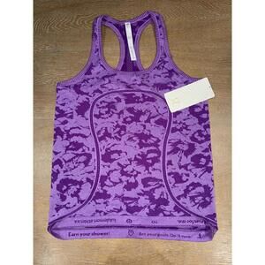 Lululemon Swiftly Tech Racerback Heathered Tender Violet SIZE 10 NWT
